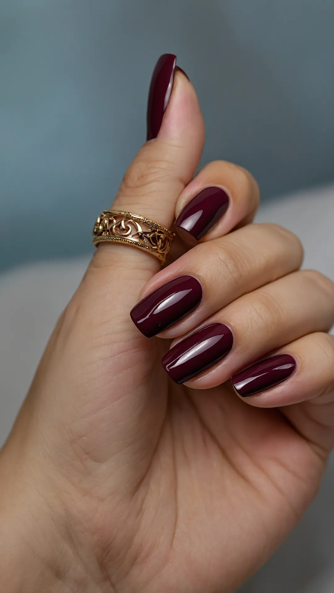 Gilded Garnet Glam