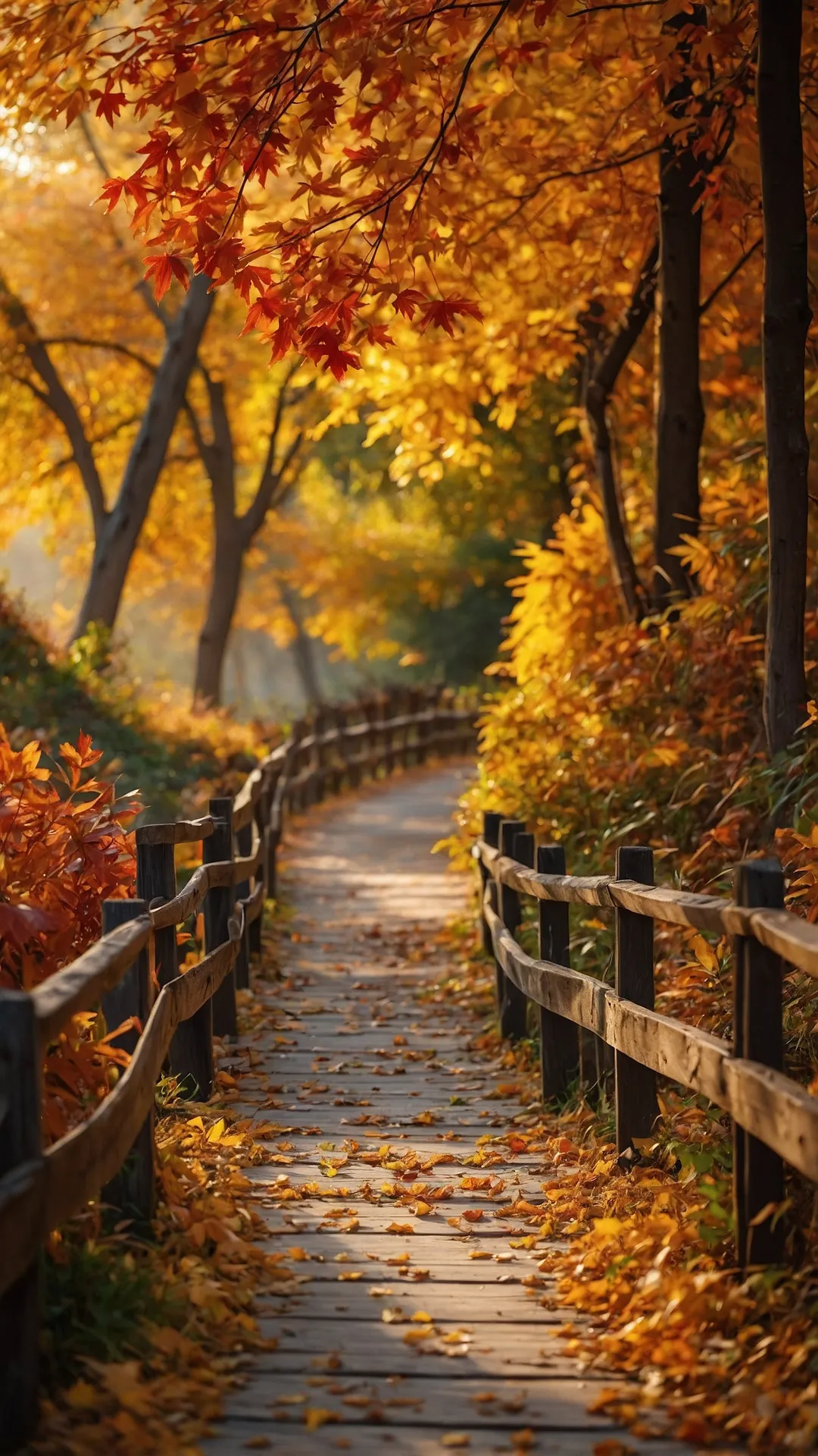 Falling Leaves Love