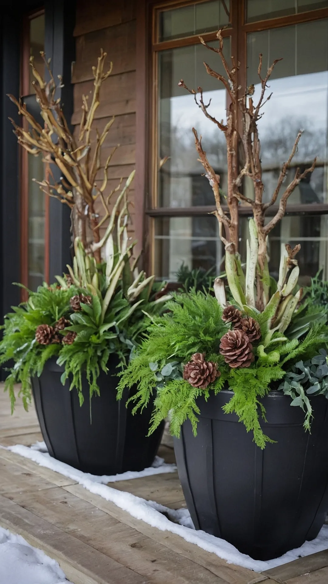 Planters of Winter's Embrace