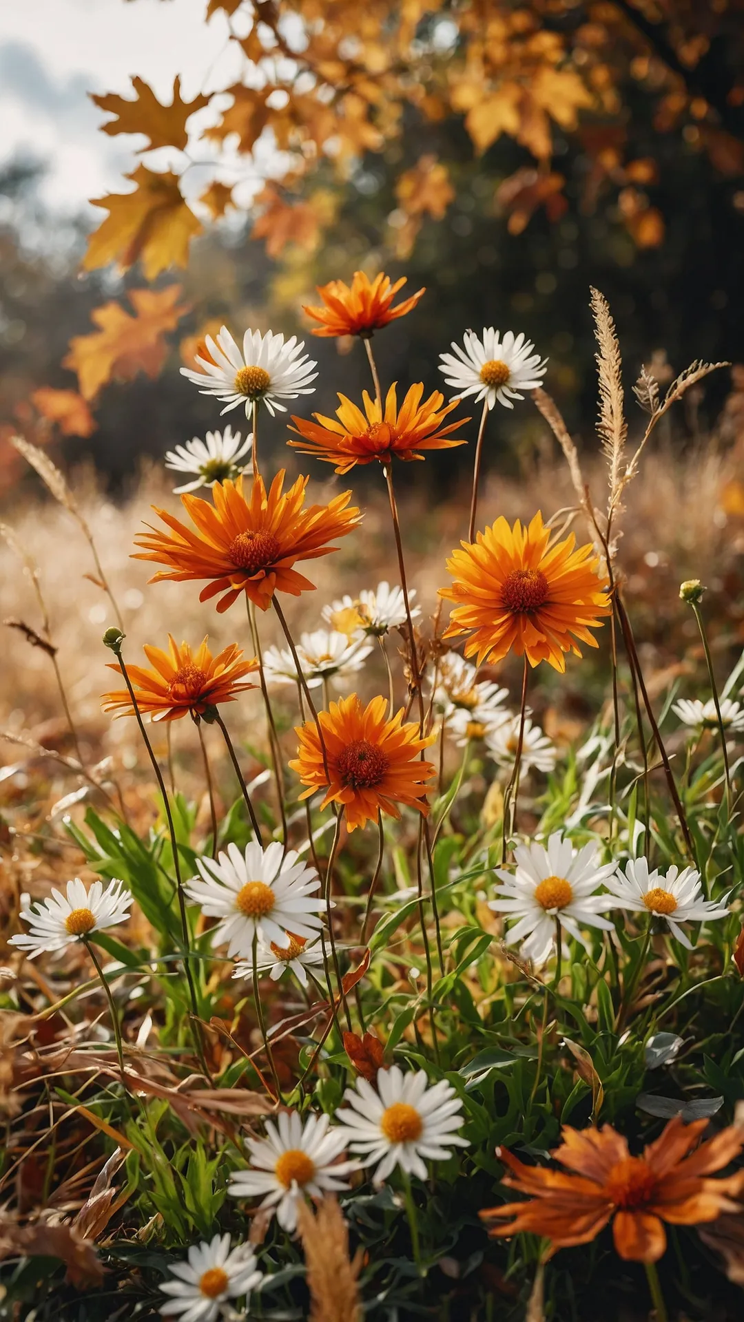 Fall Blooms Flirtation