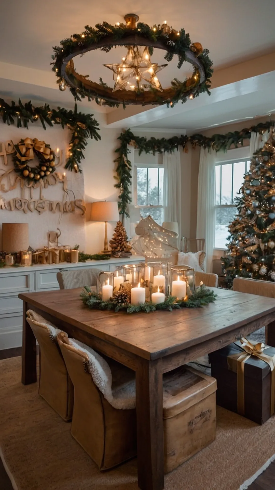 Cozy Christmas Room Decor:  A Winter Wonderland