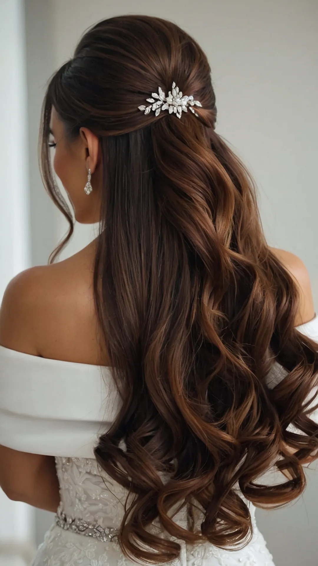 Elegant Half Up Half Down Wedding Hairstyles for the Modern Bride