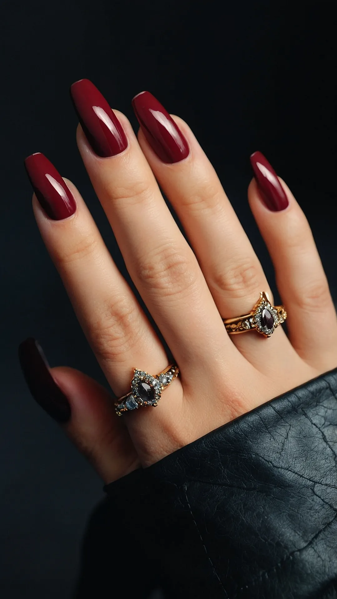 Blinged Burgundy