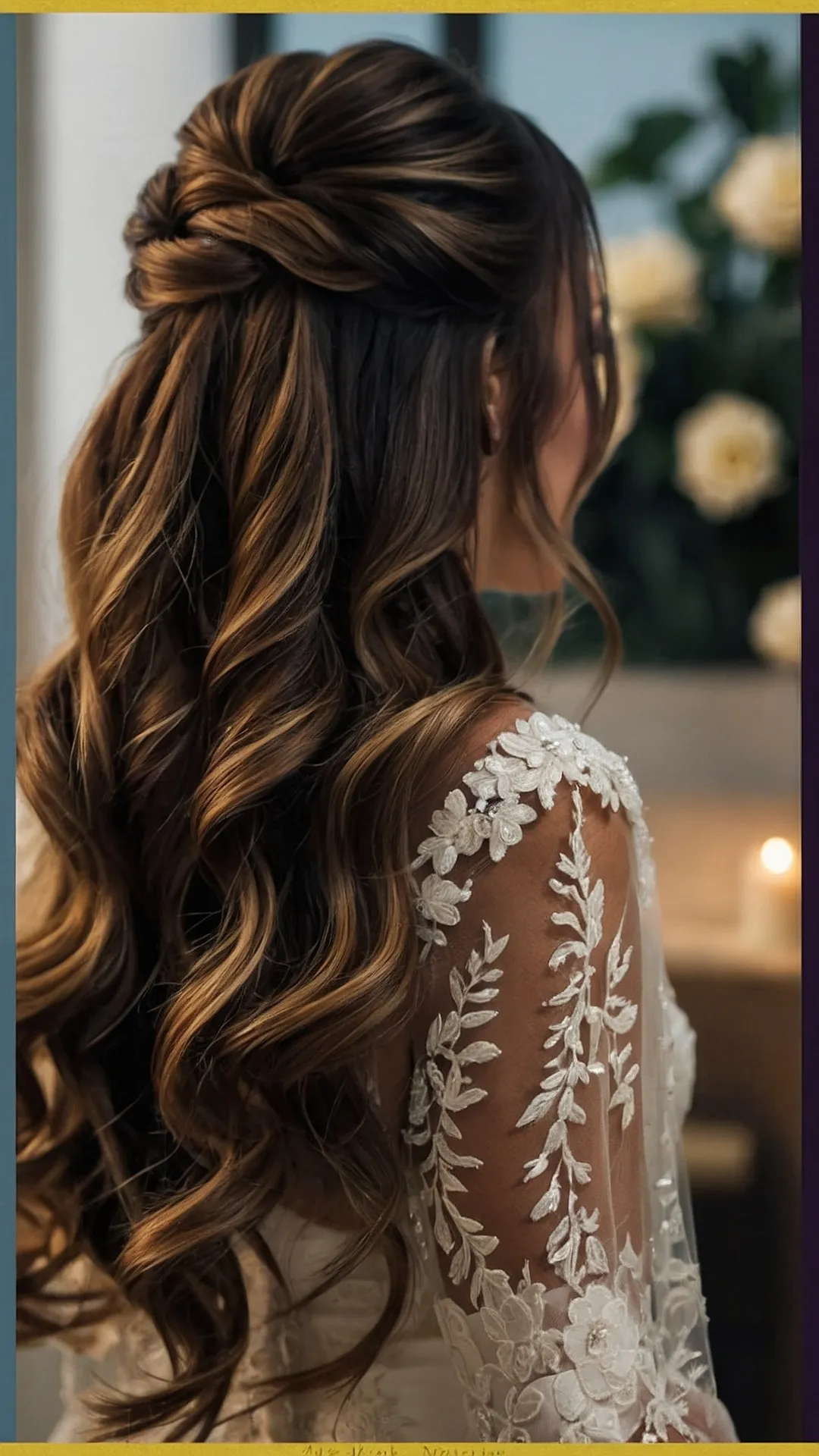 Romantic Half Up Half Down Hairstyles Perfect for Your Wedding Day