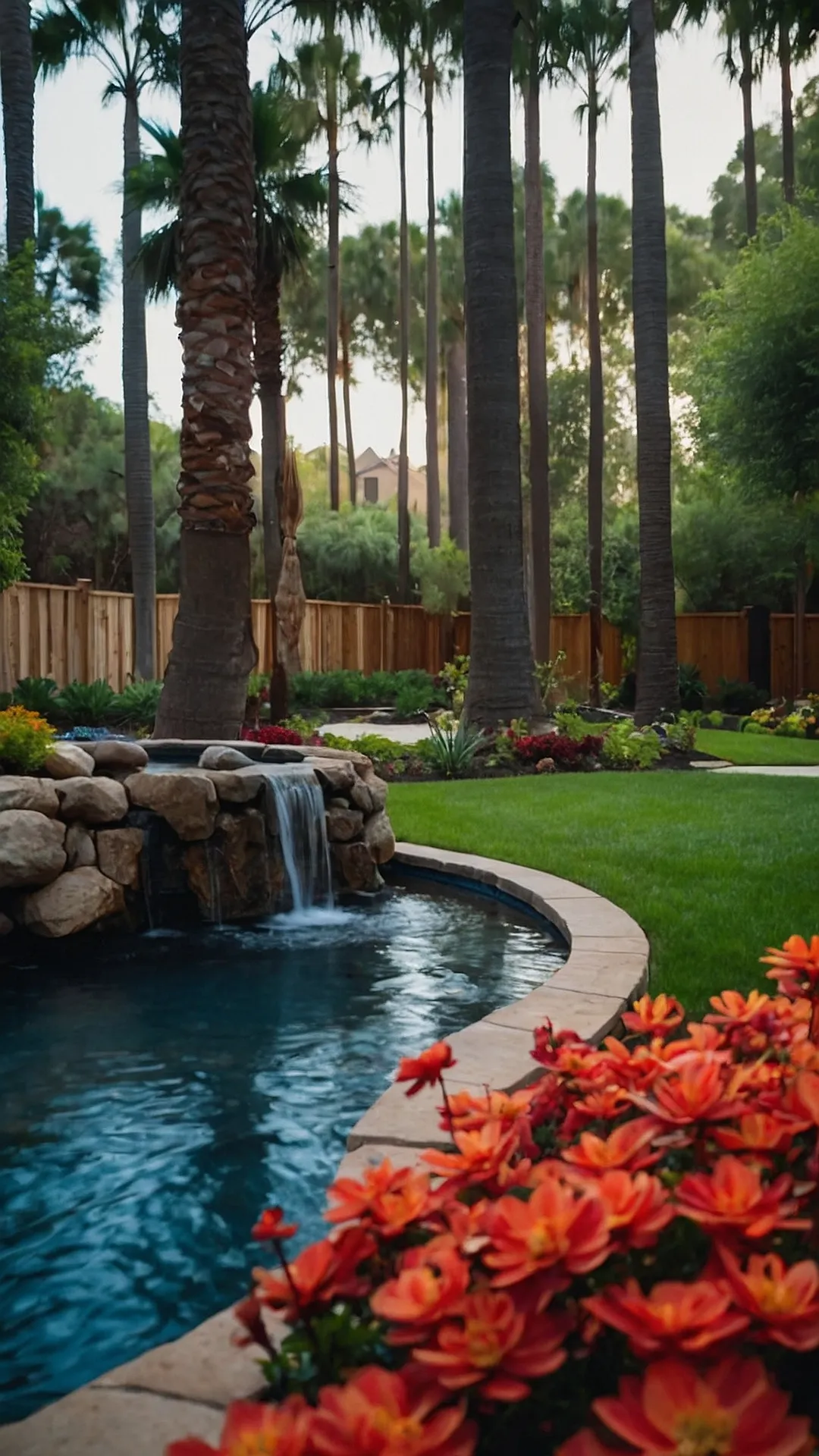 Backyard Oasis: Where Palms Meet Paradise: