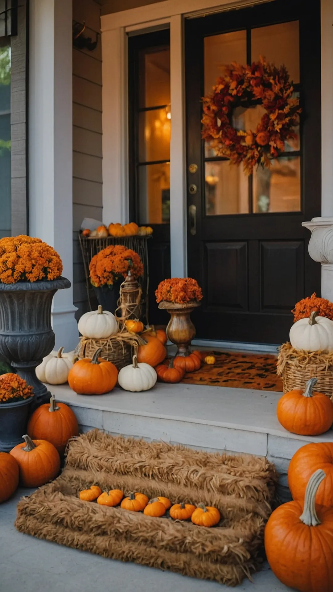 Autumn's Welcome: Porch Perfection