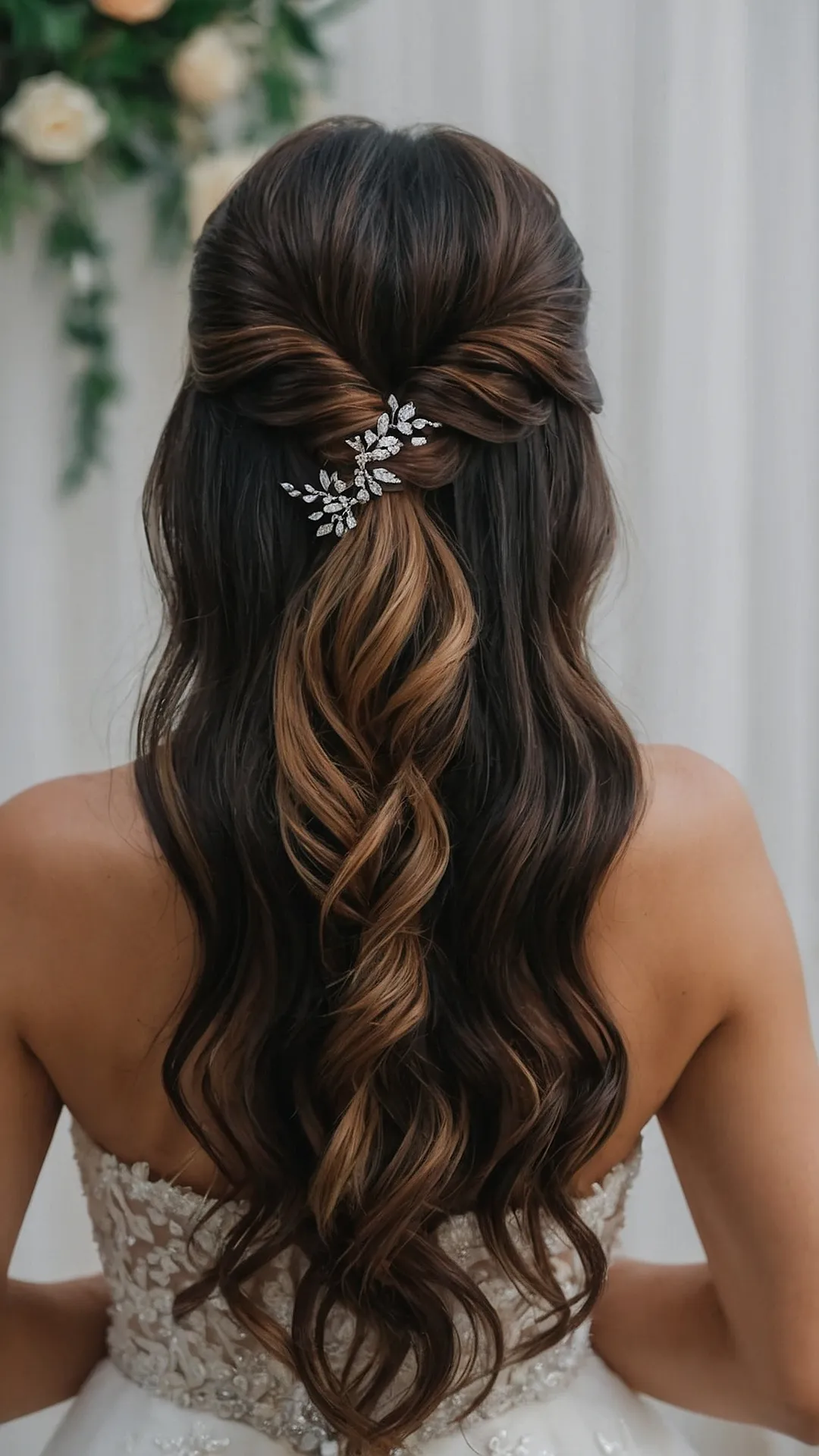 Chic Half Up Half Down Wedding Hair Inspirations for a Beautiful Day