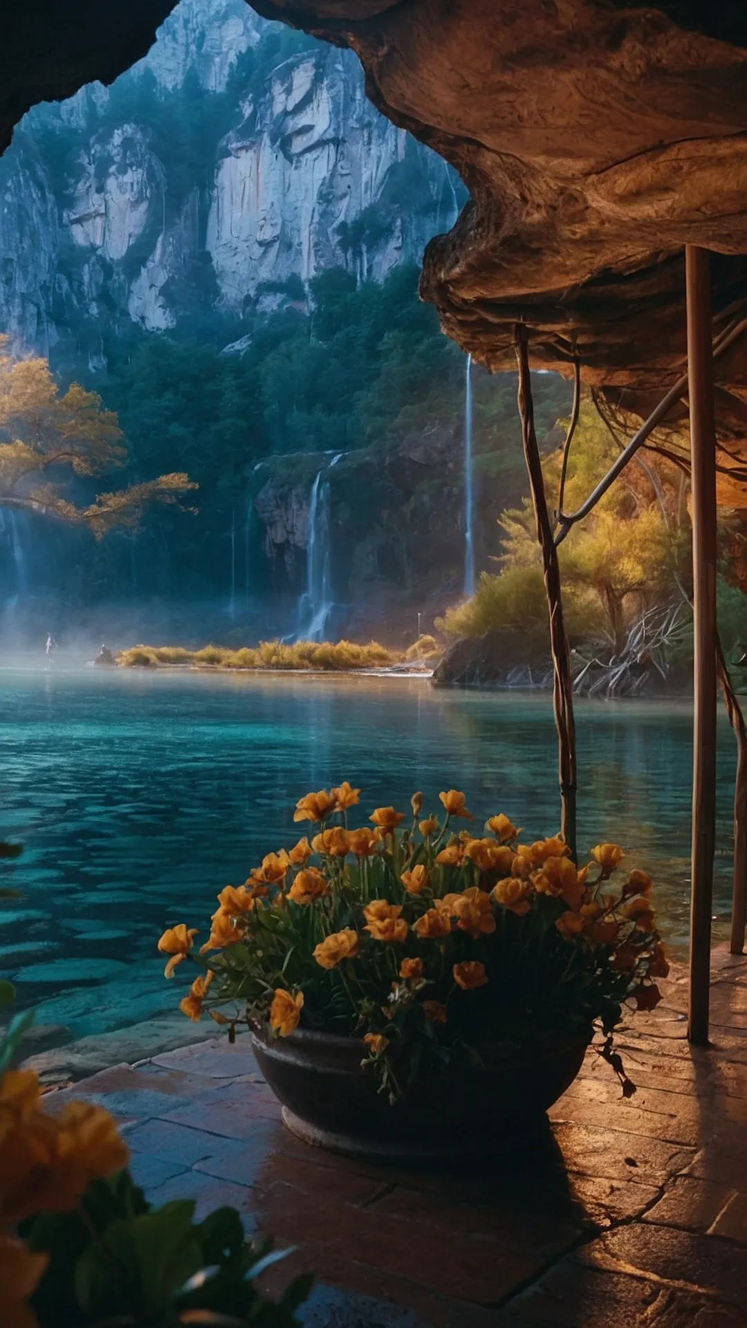 Tranquil Gardens Blossoms of Serenity in Dream Worlds