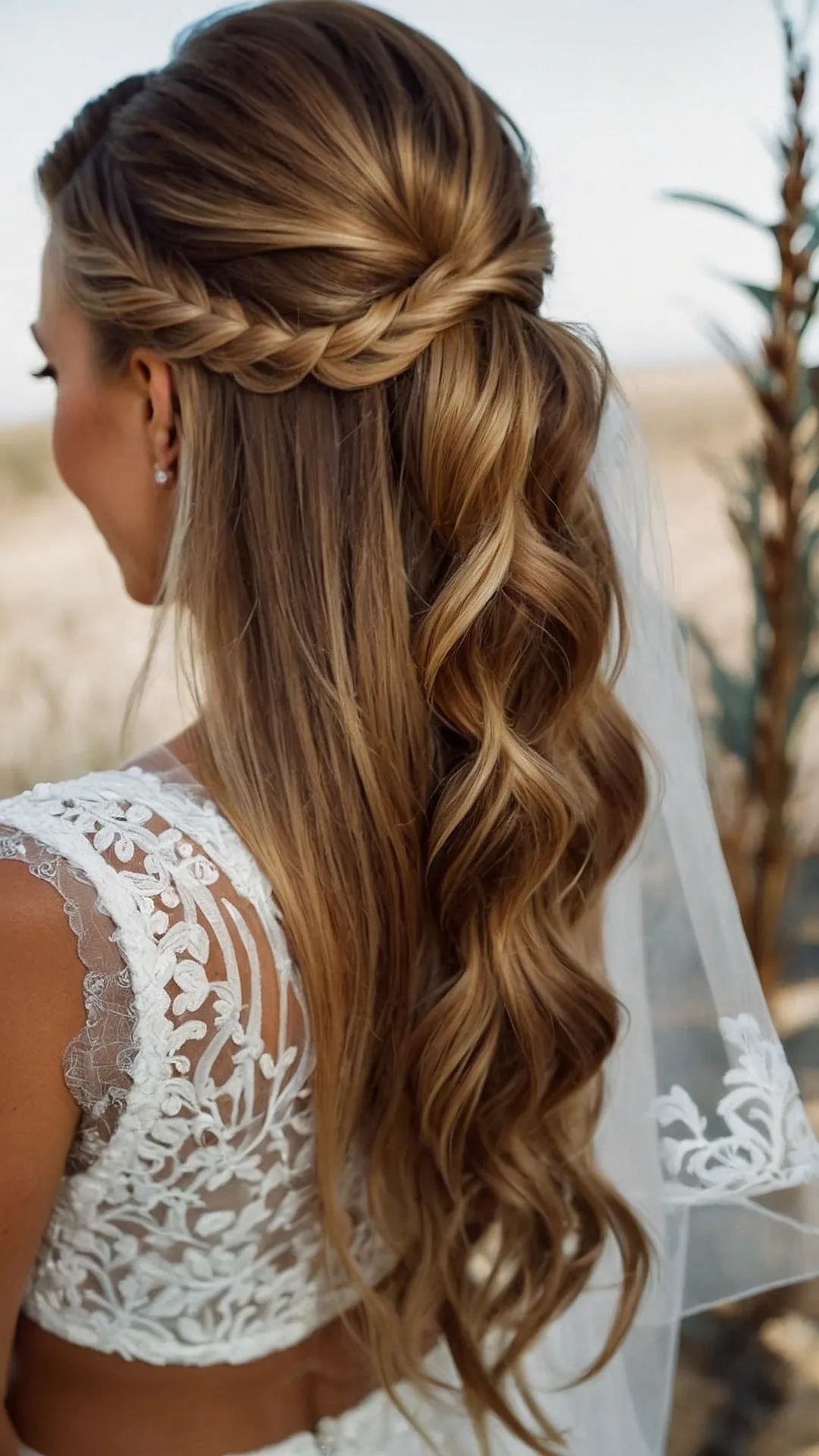 Classic Half Up Half Down Wedding Hairstyles for Elegant Celebrations