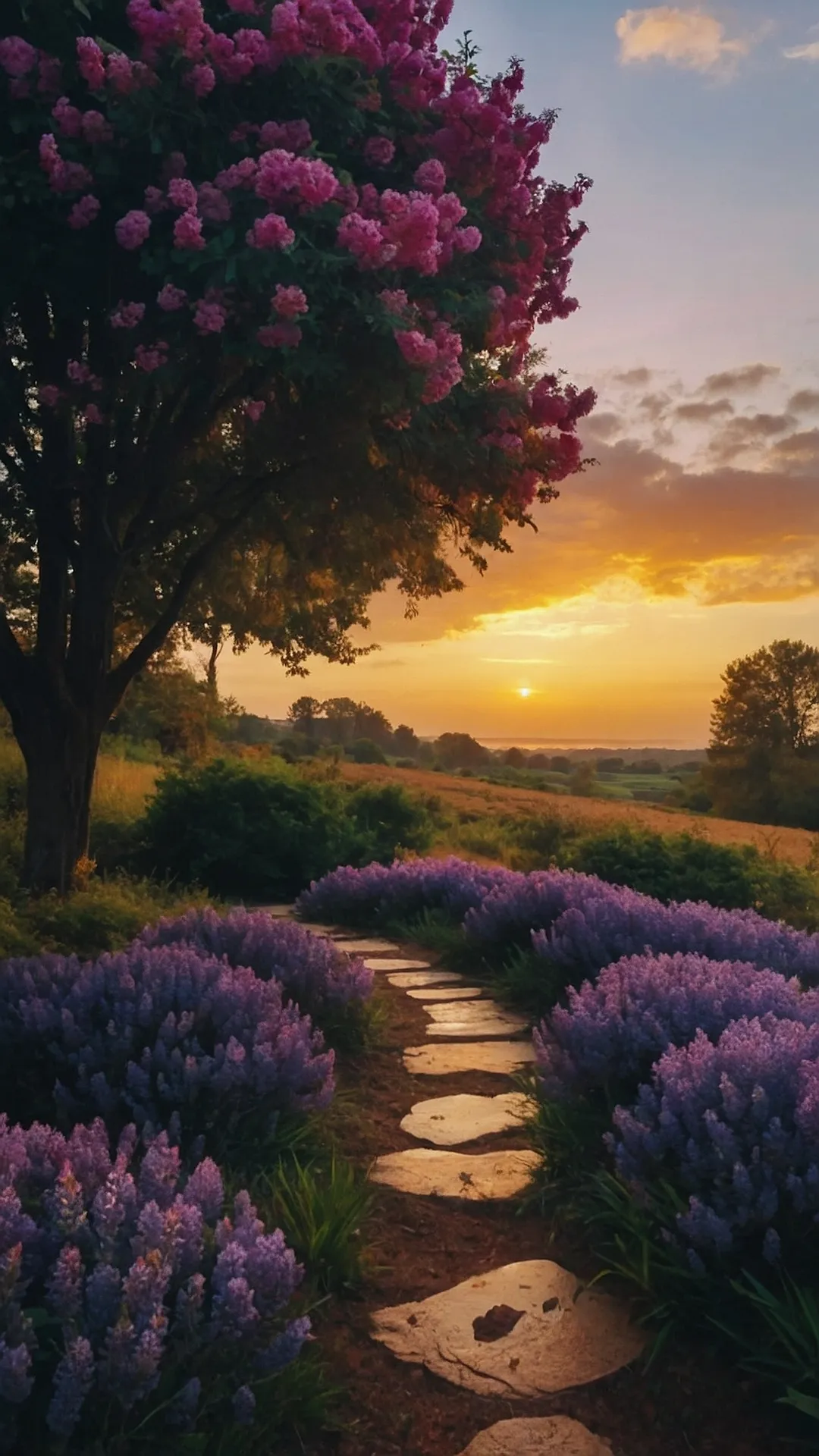 Purple Paradise Path: