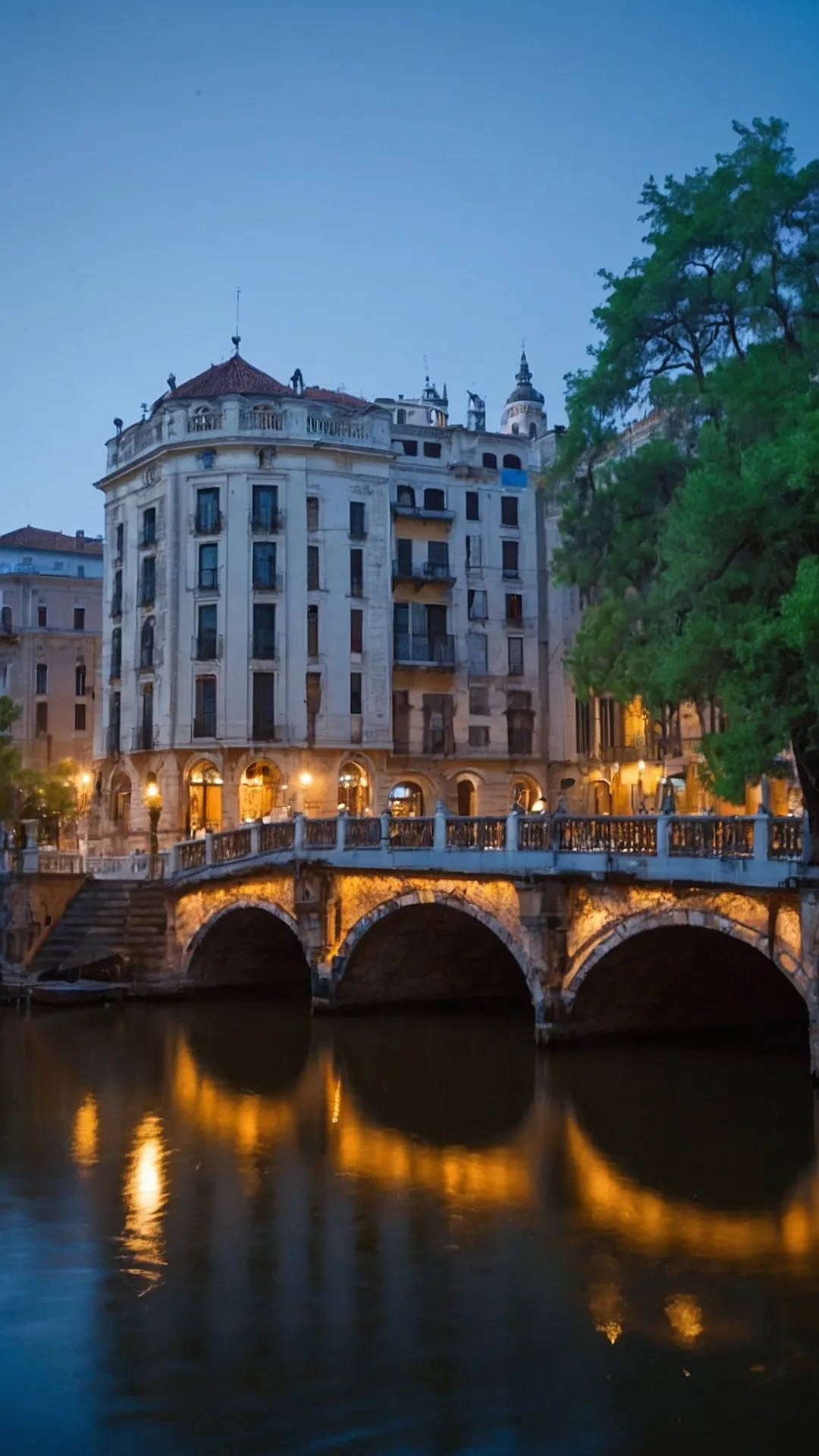 Tranquil Bridge: