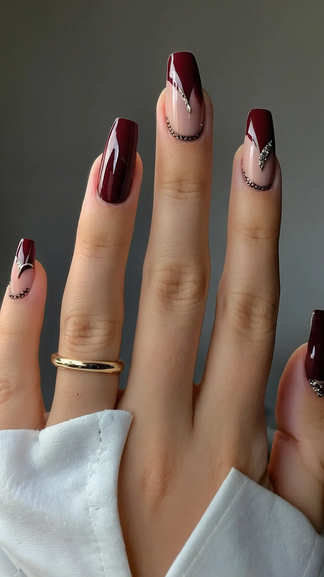 Burgundy Royale Nails