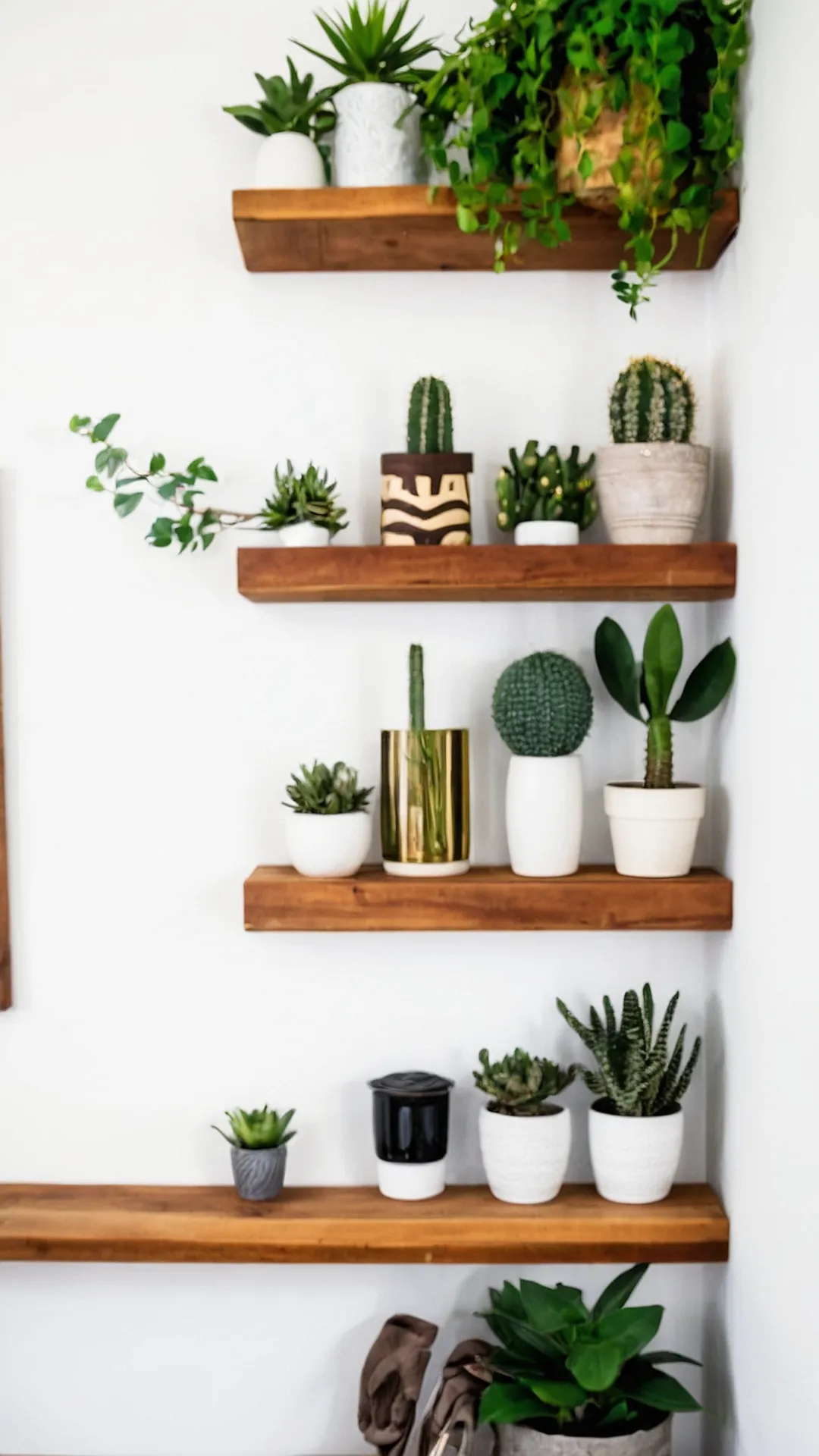 Plantastic Shelves: Wooden Charm