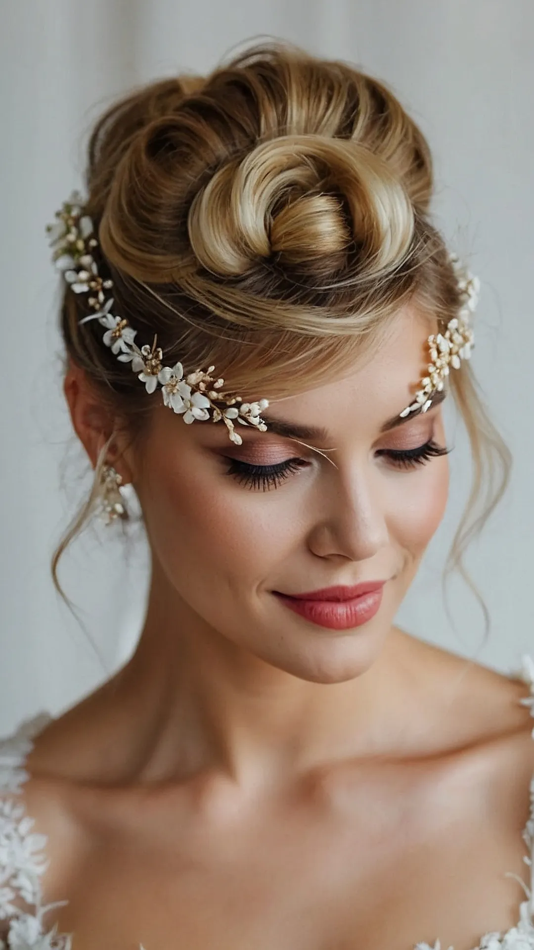 Bridal Bun Bloom