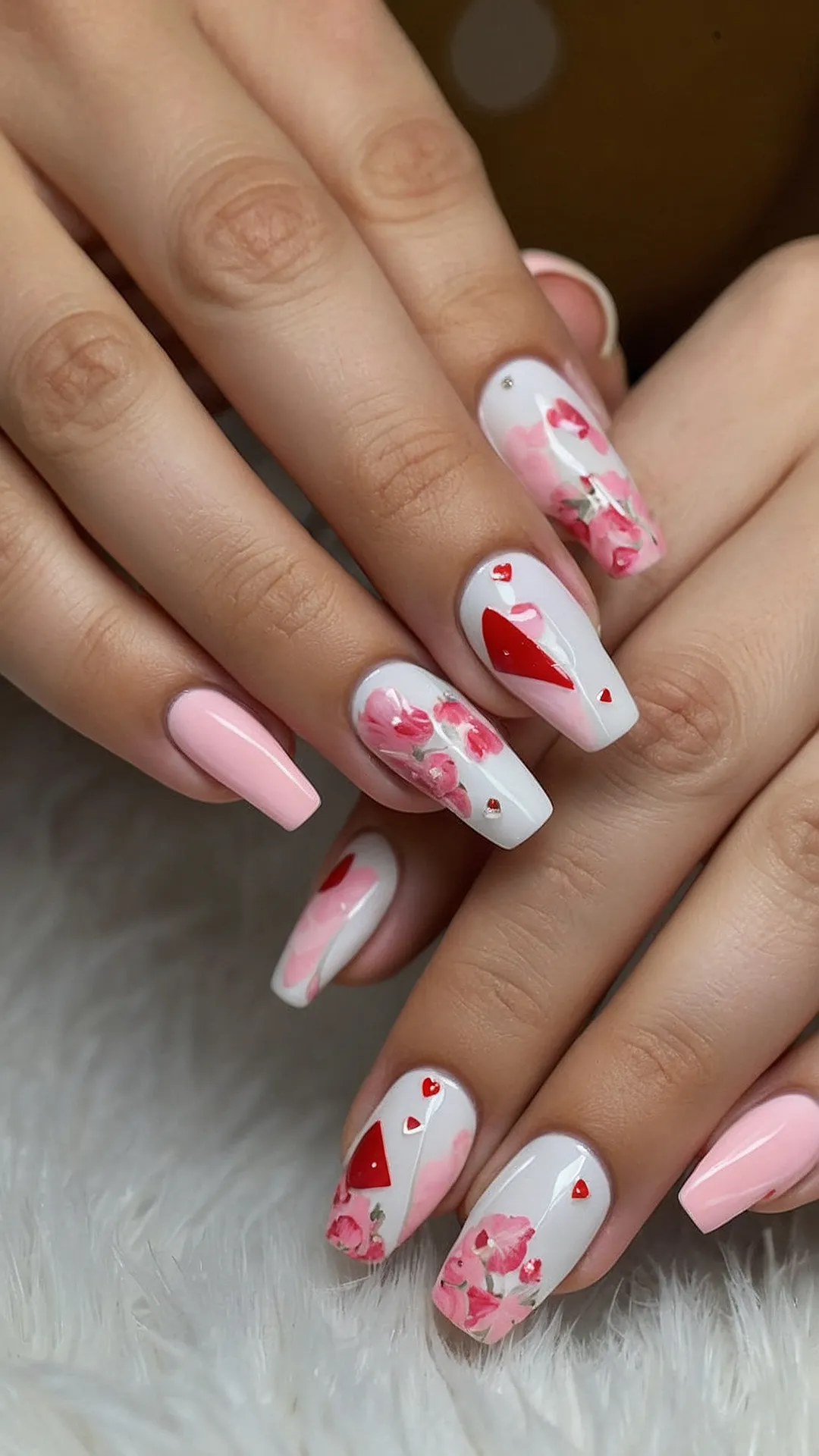 Cupid's Arrow Nails