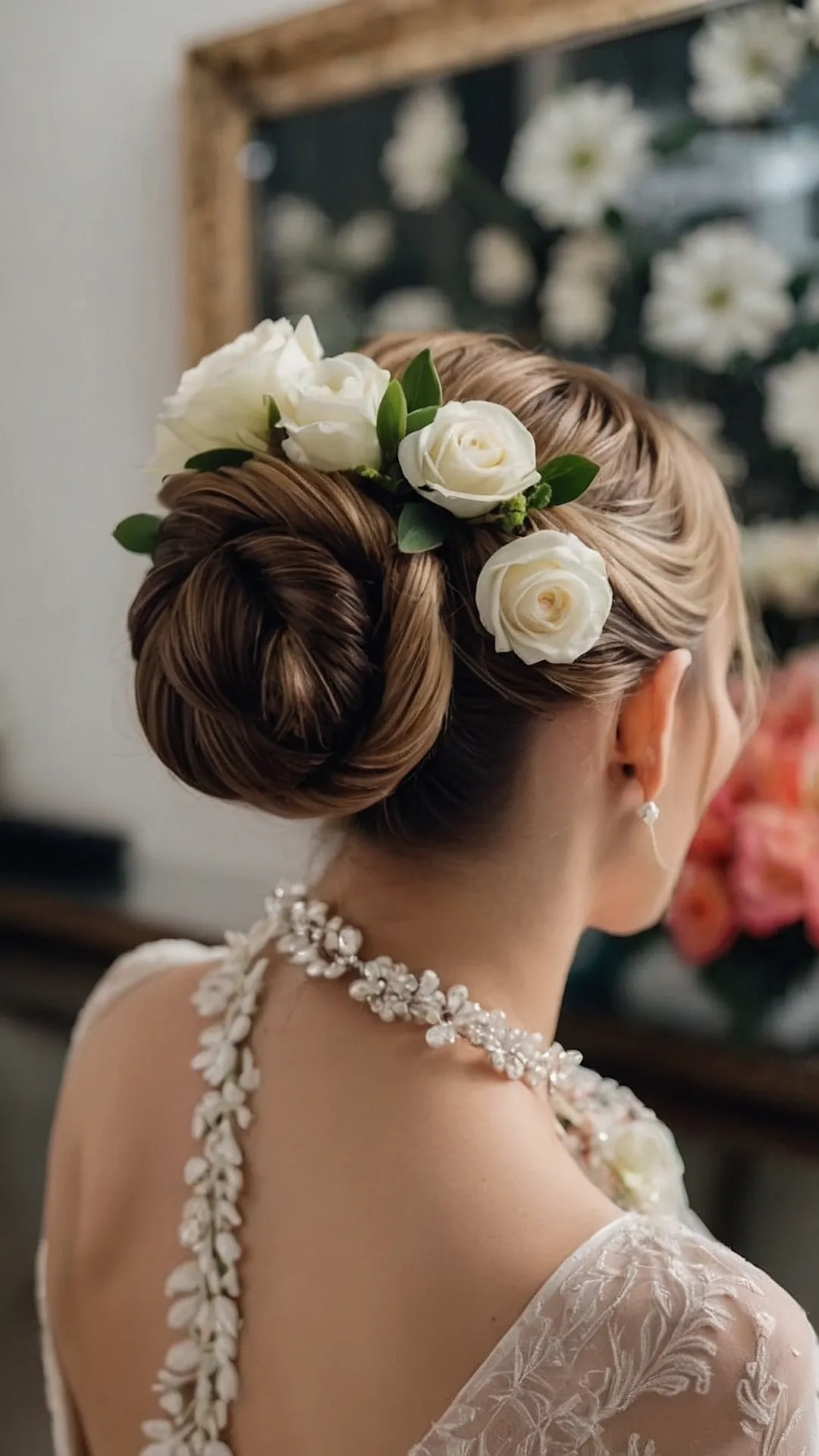 Bohemian Bridal Bun