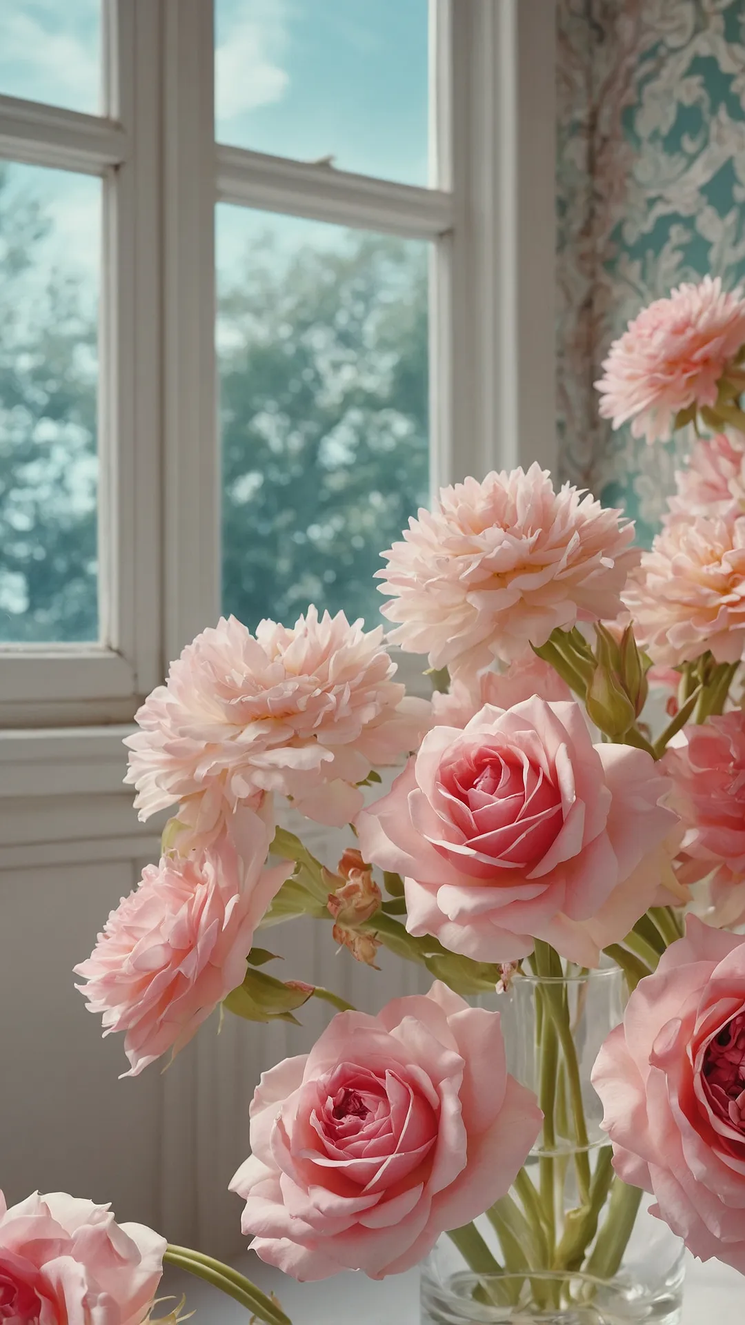 Pink Bloom Wallscape
