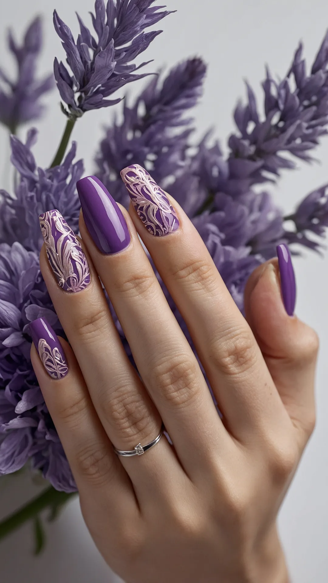 Lilac Sky Nails