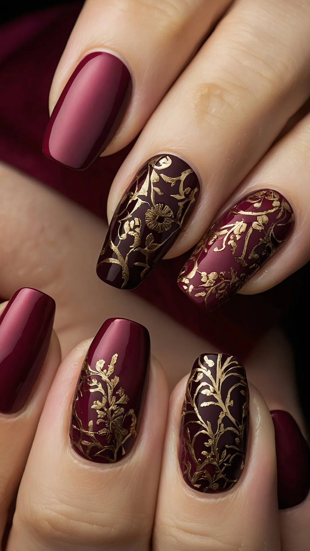 Magic Maroon Mani