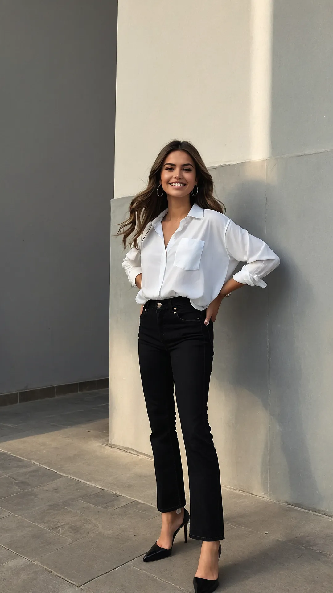 White Hot Black Jeans