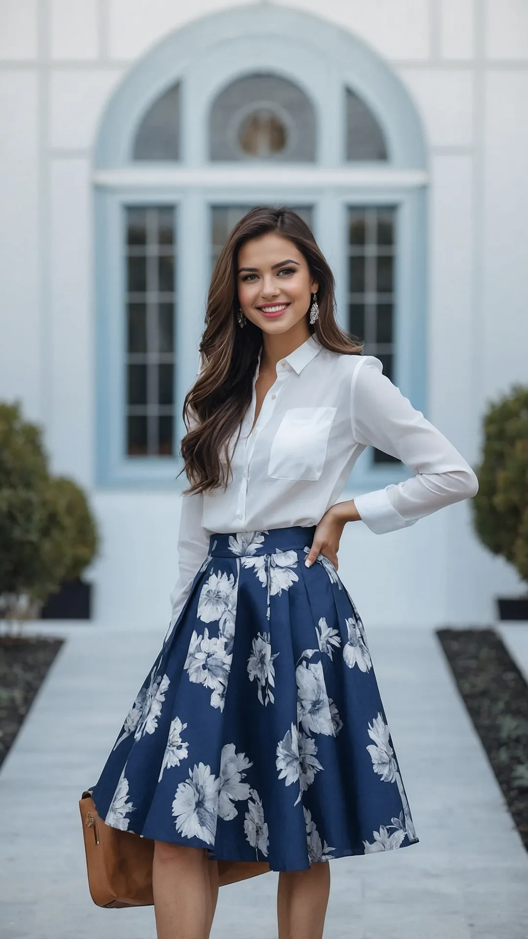 The Essential Blue Skirt