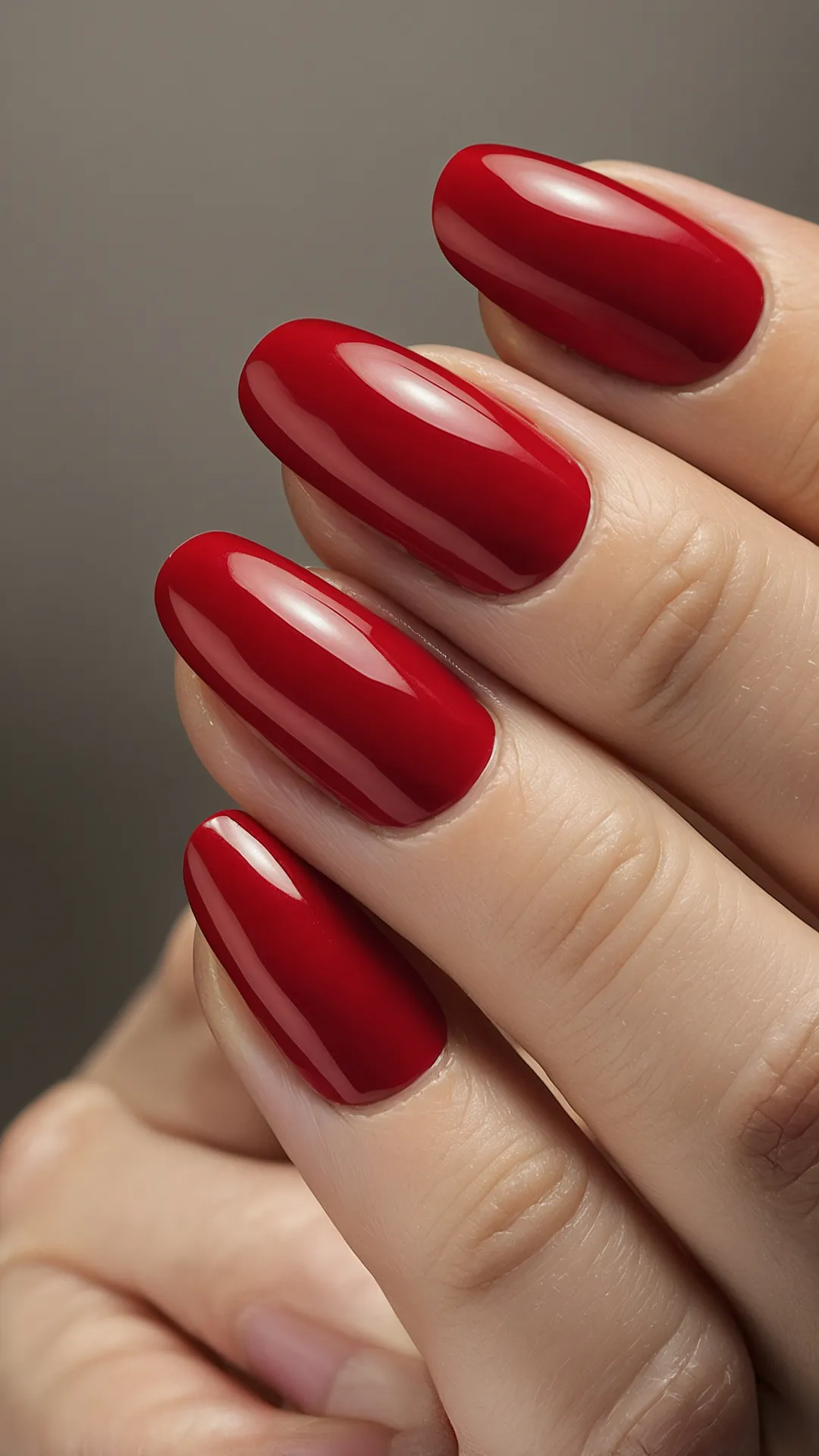 Crimson Edge Nails