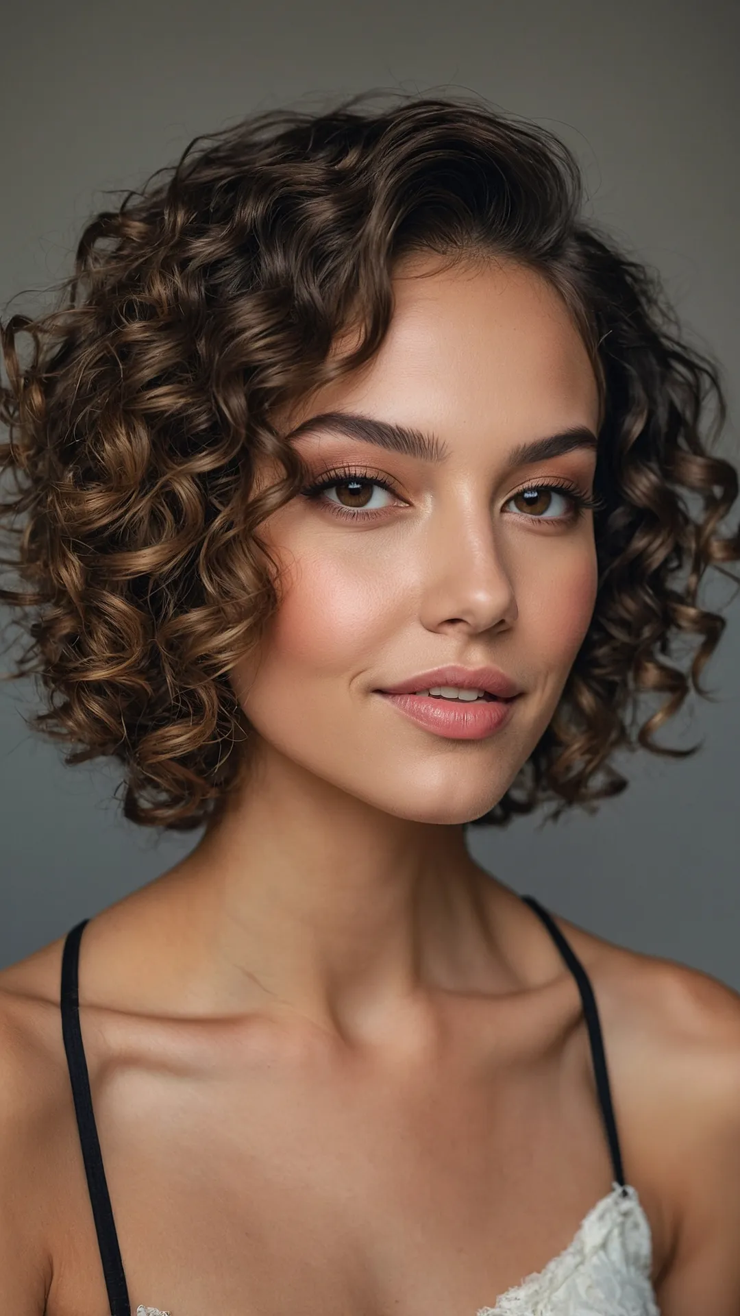 Effortless Curly Bob