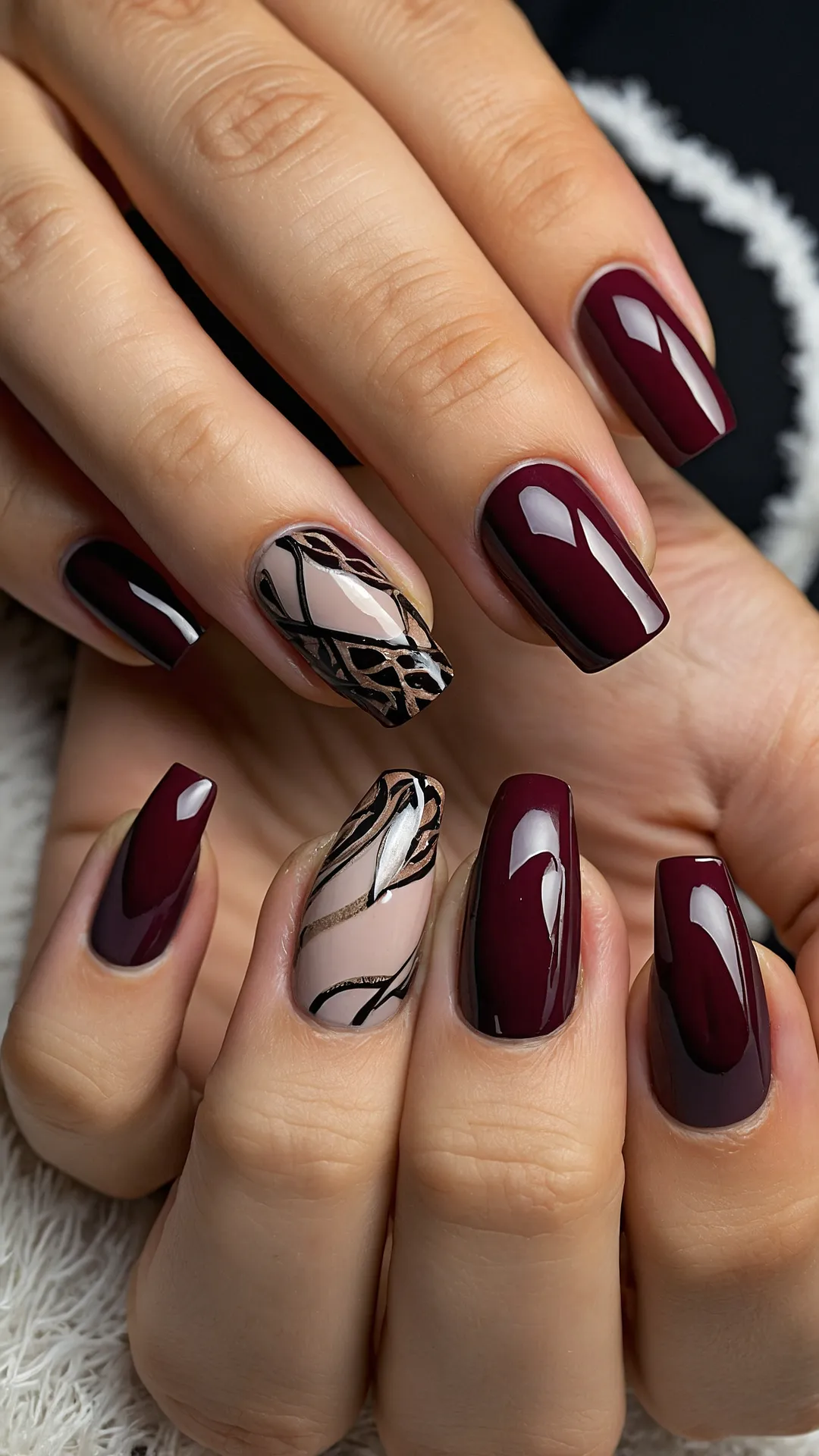 Maroon Red Carpet Ready