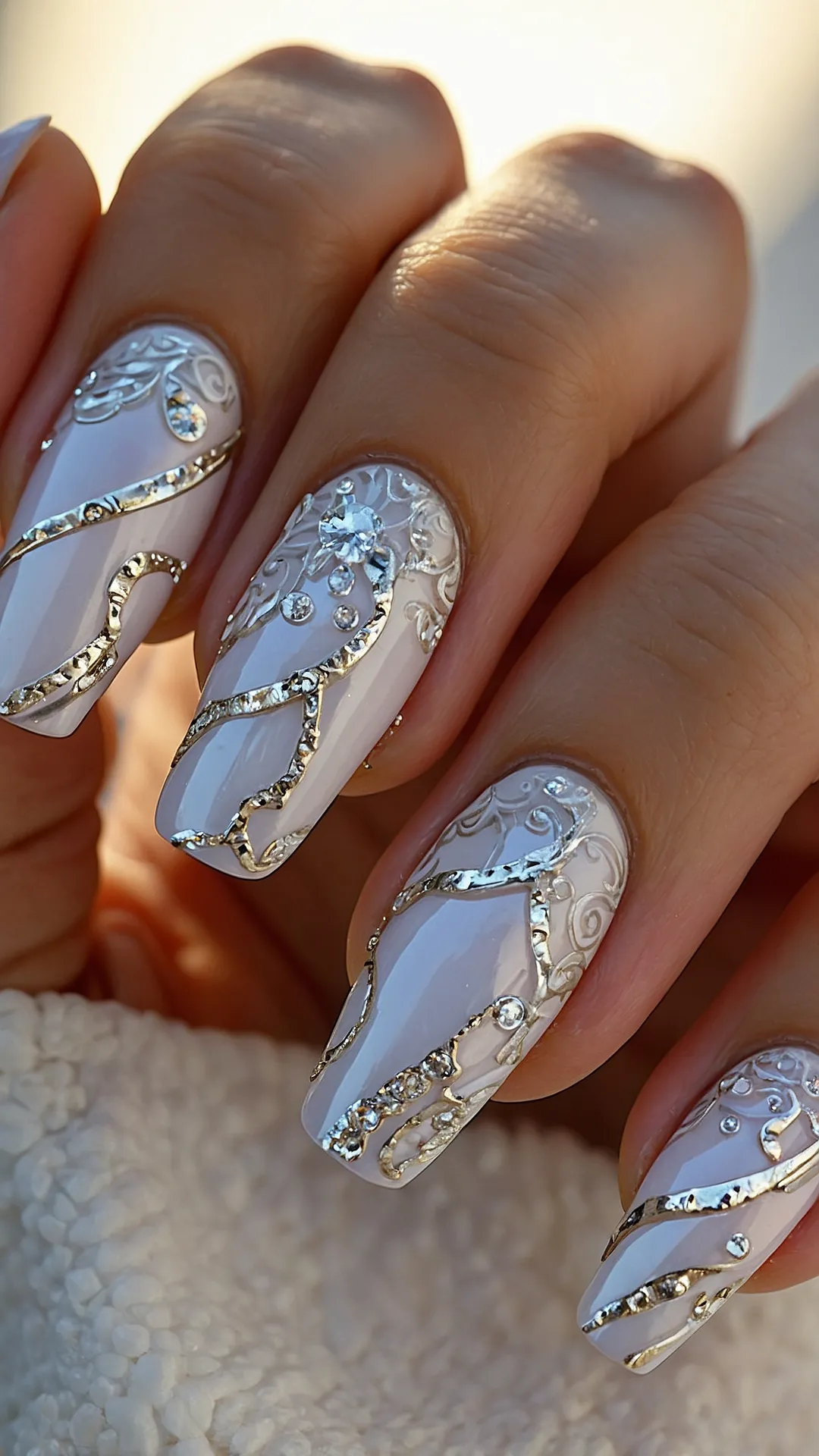Dazzling Party Nails
