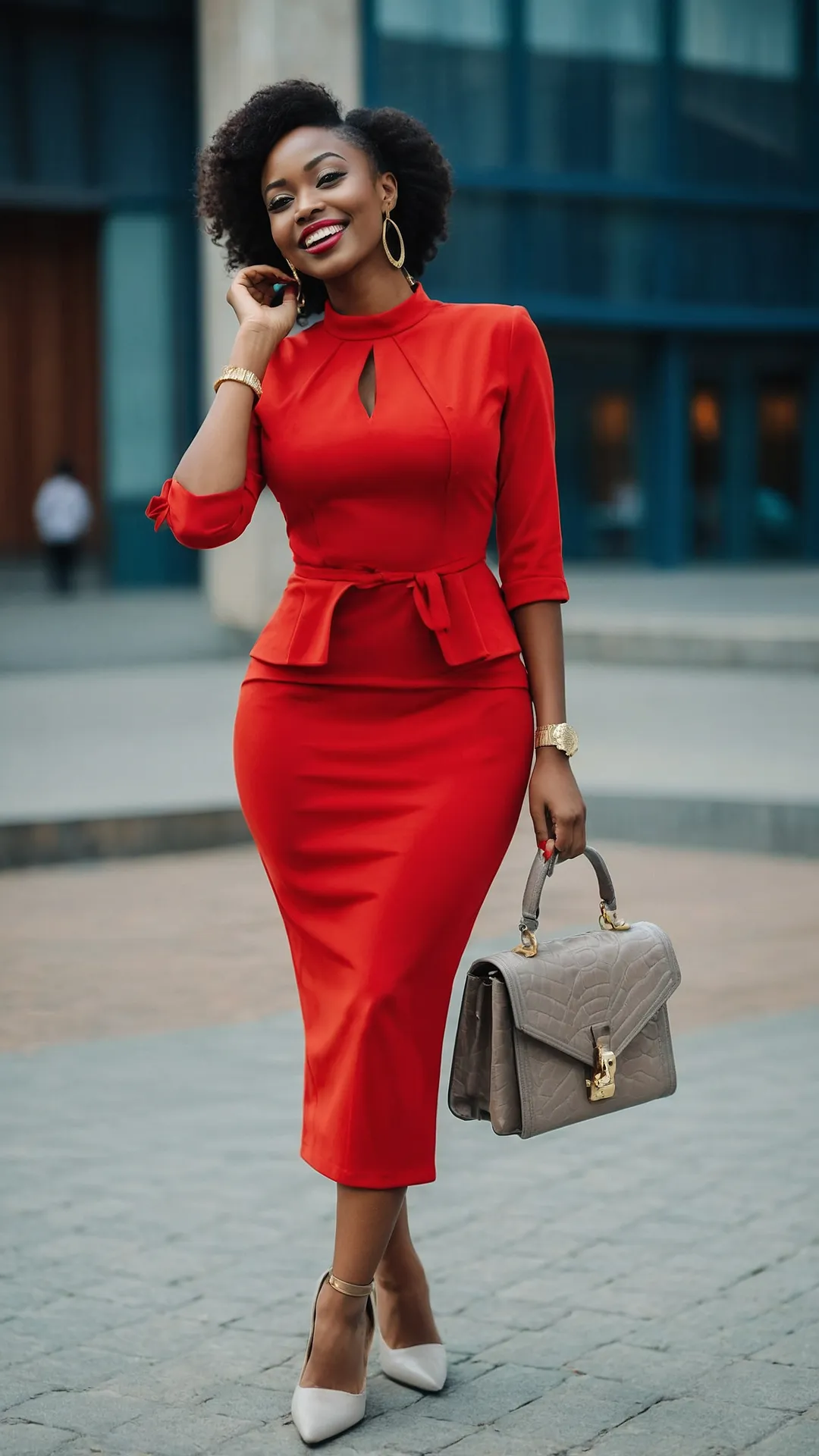 The Statement Print Dress
