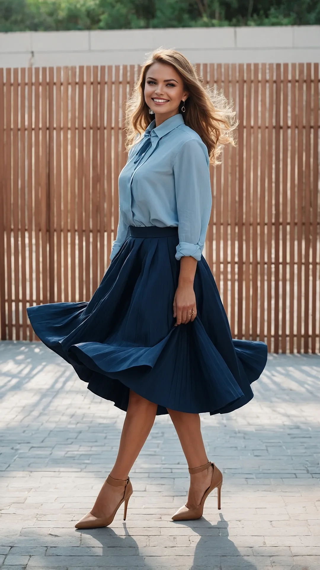 Radiate Confidence in Blue