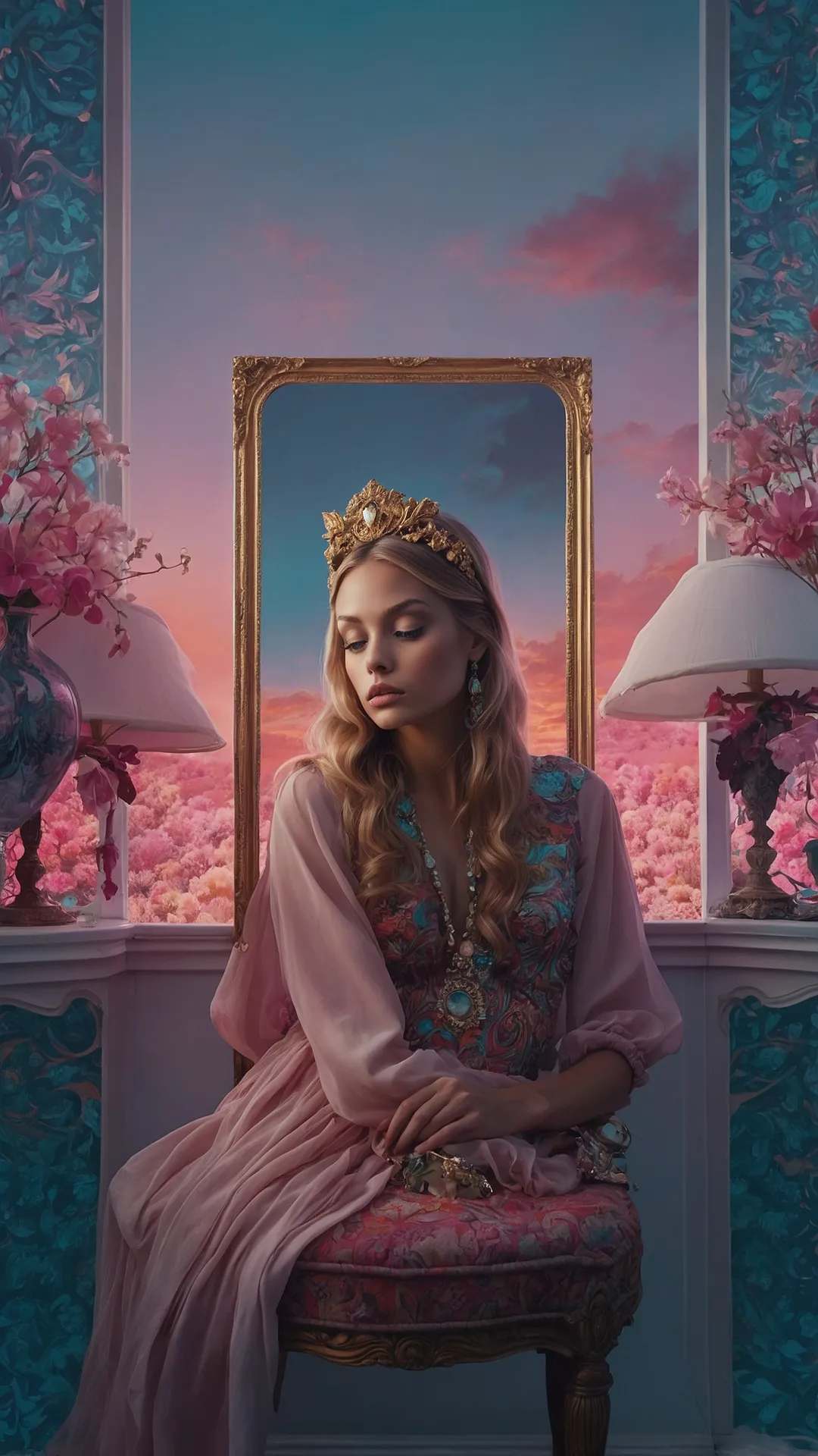 Screen's Floral Crown