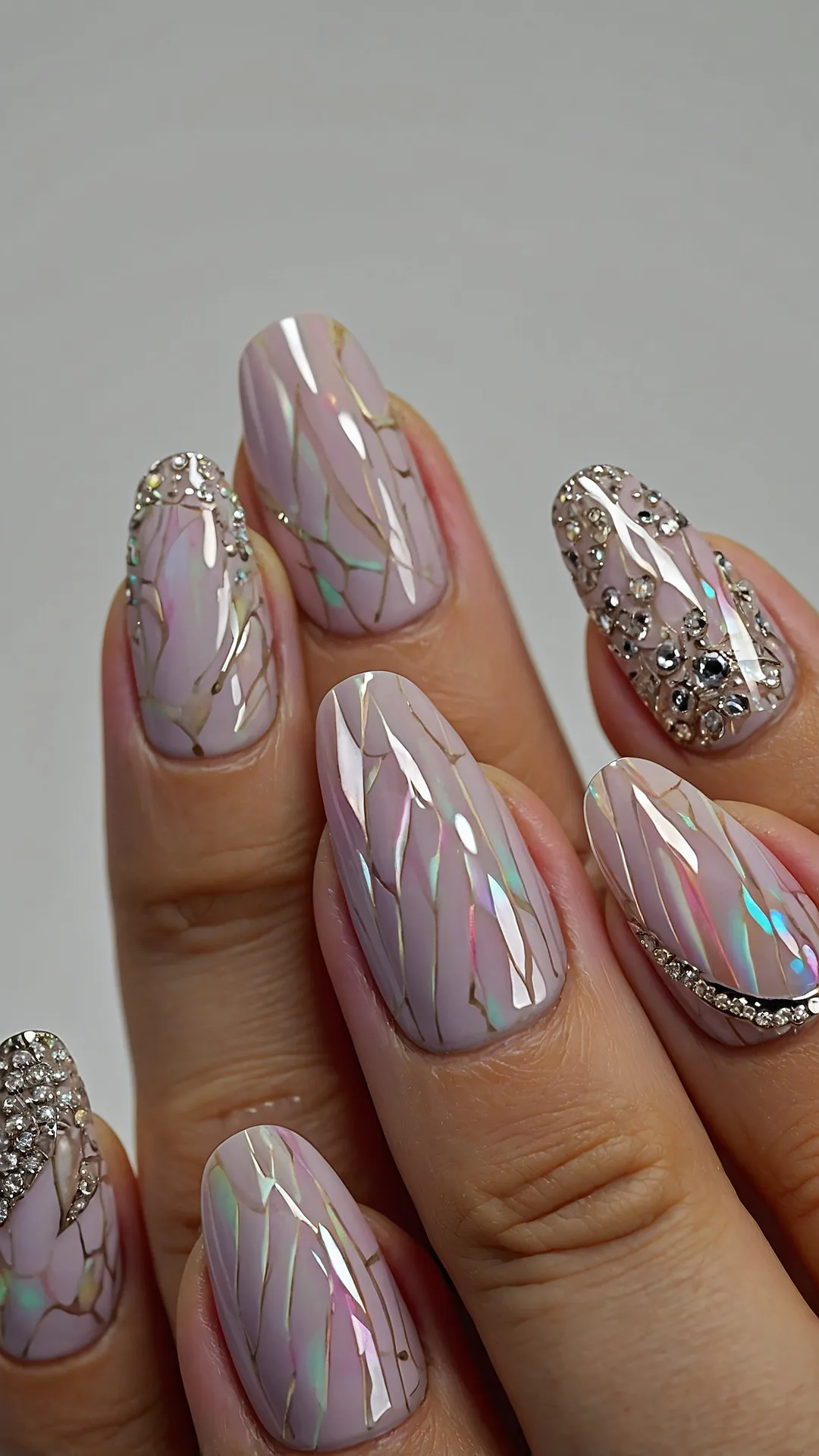 Crown Jewel Prom Nails