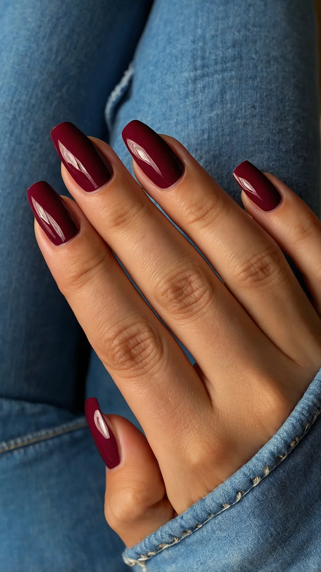 Burgundy Power Tips