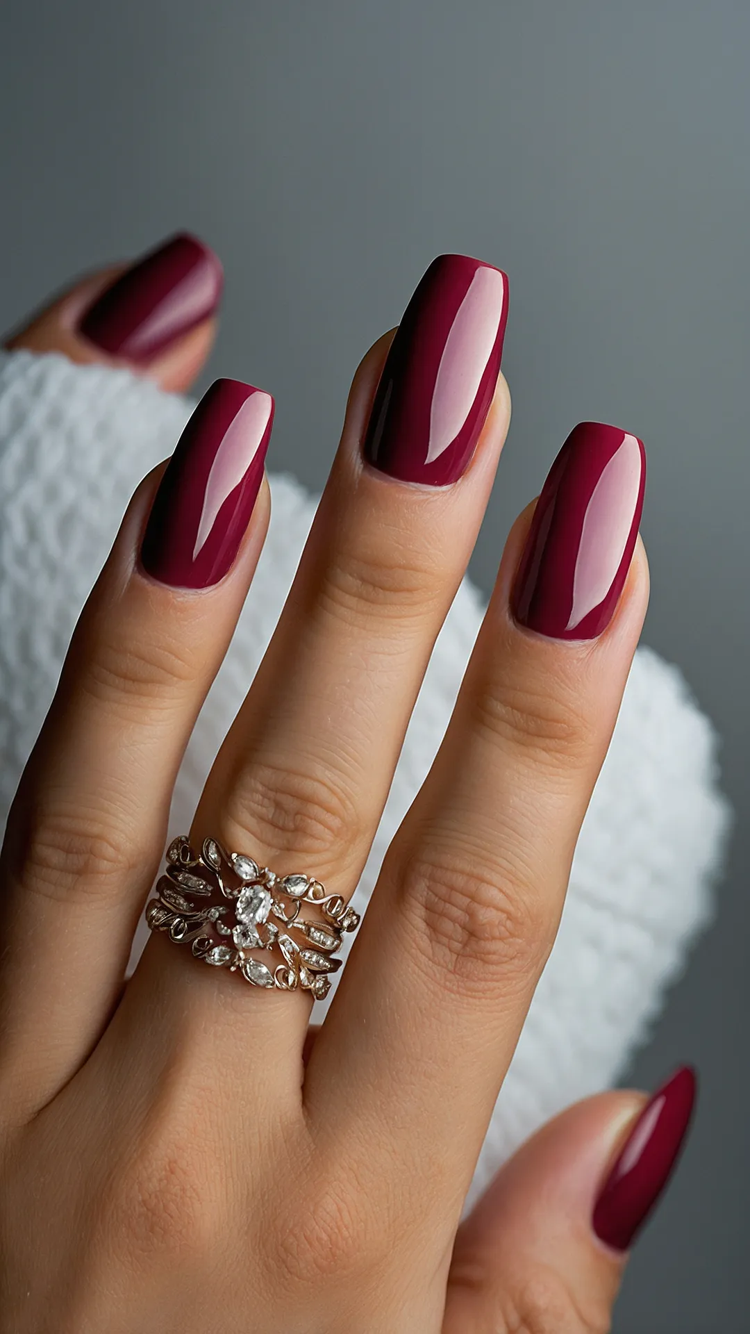 Burgundy Mani Mood