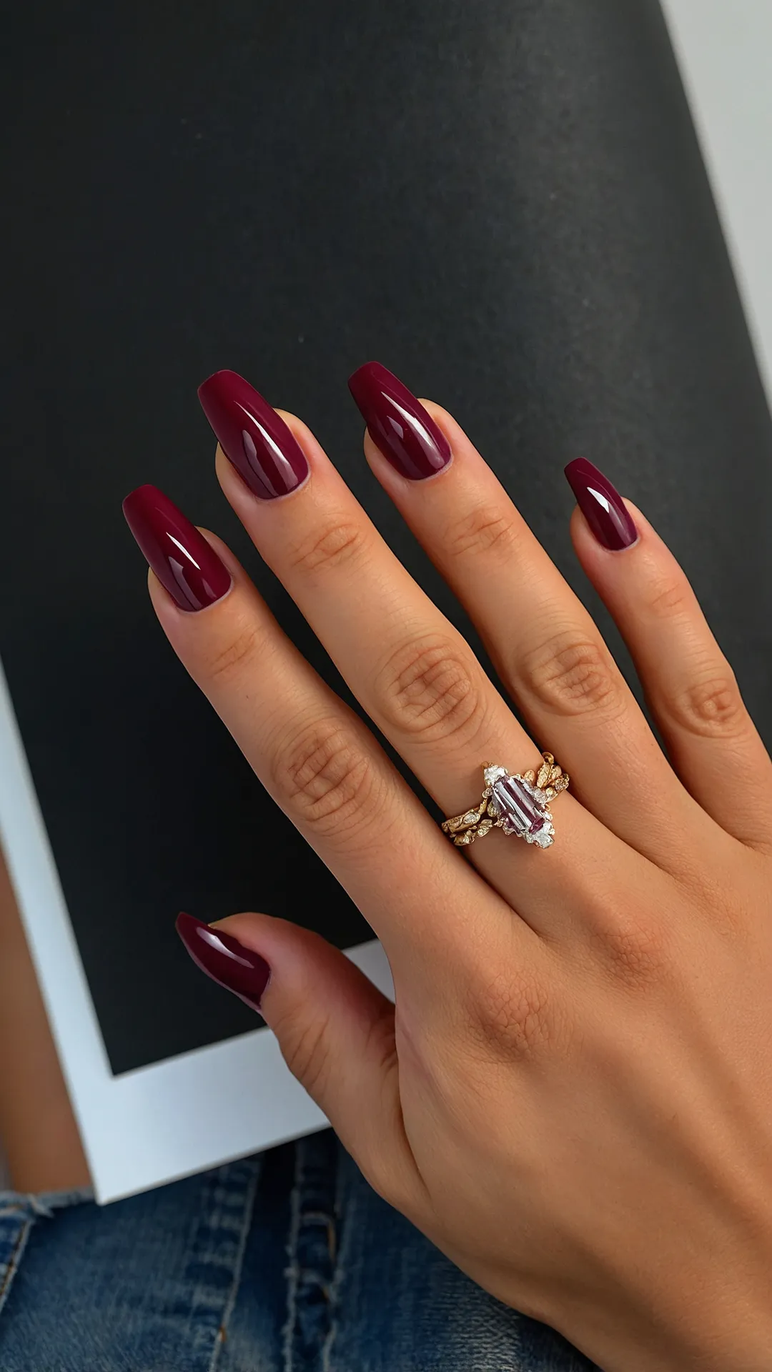 Autumn Maroon Chic