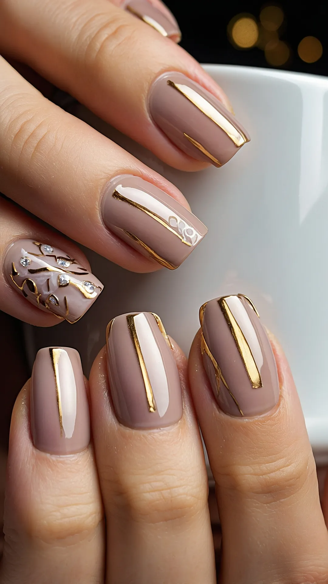 Subtle Shimmer Tips