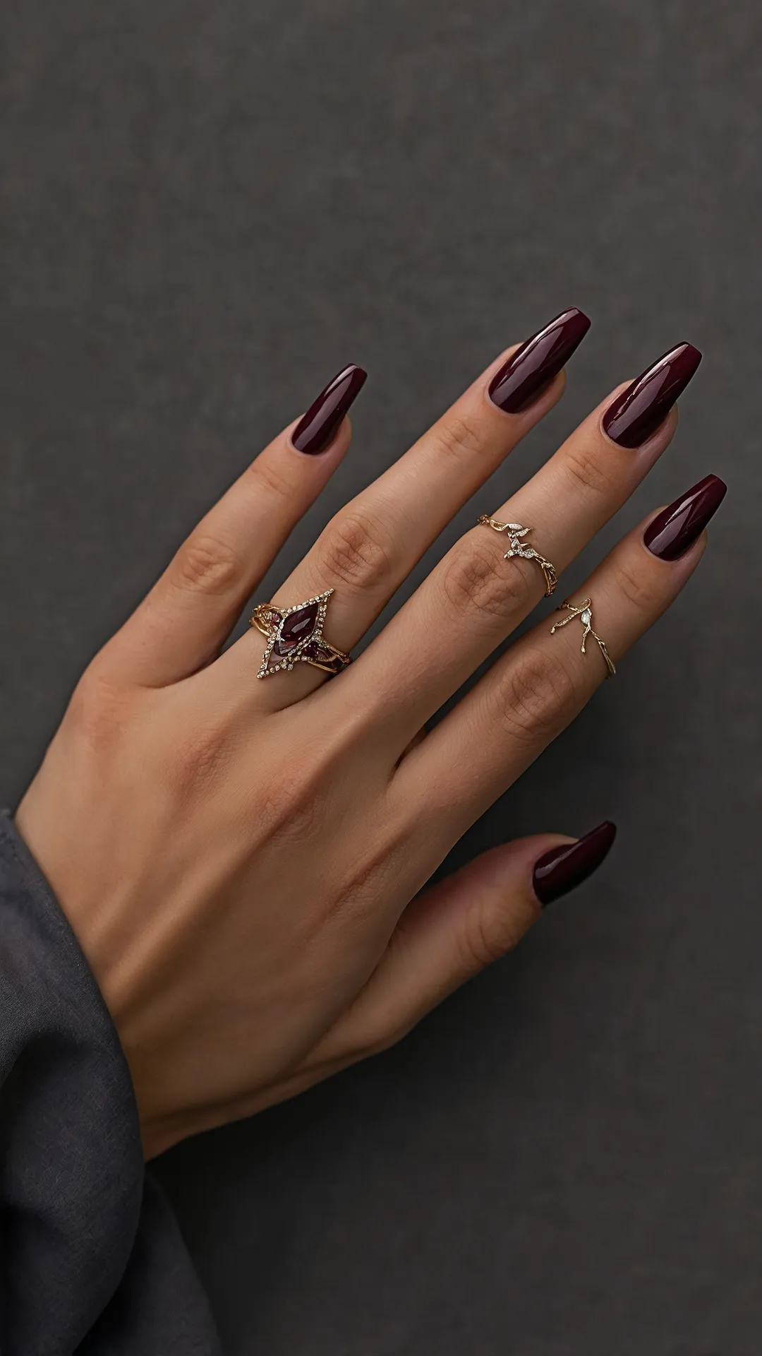 Winter Red Polish