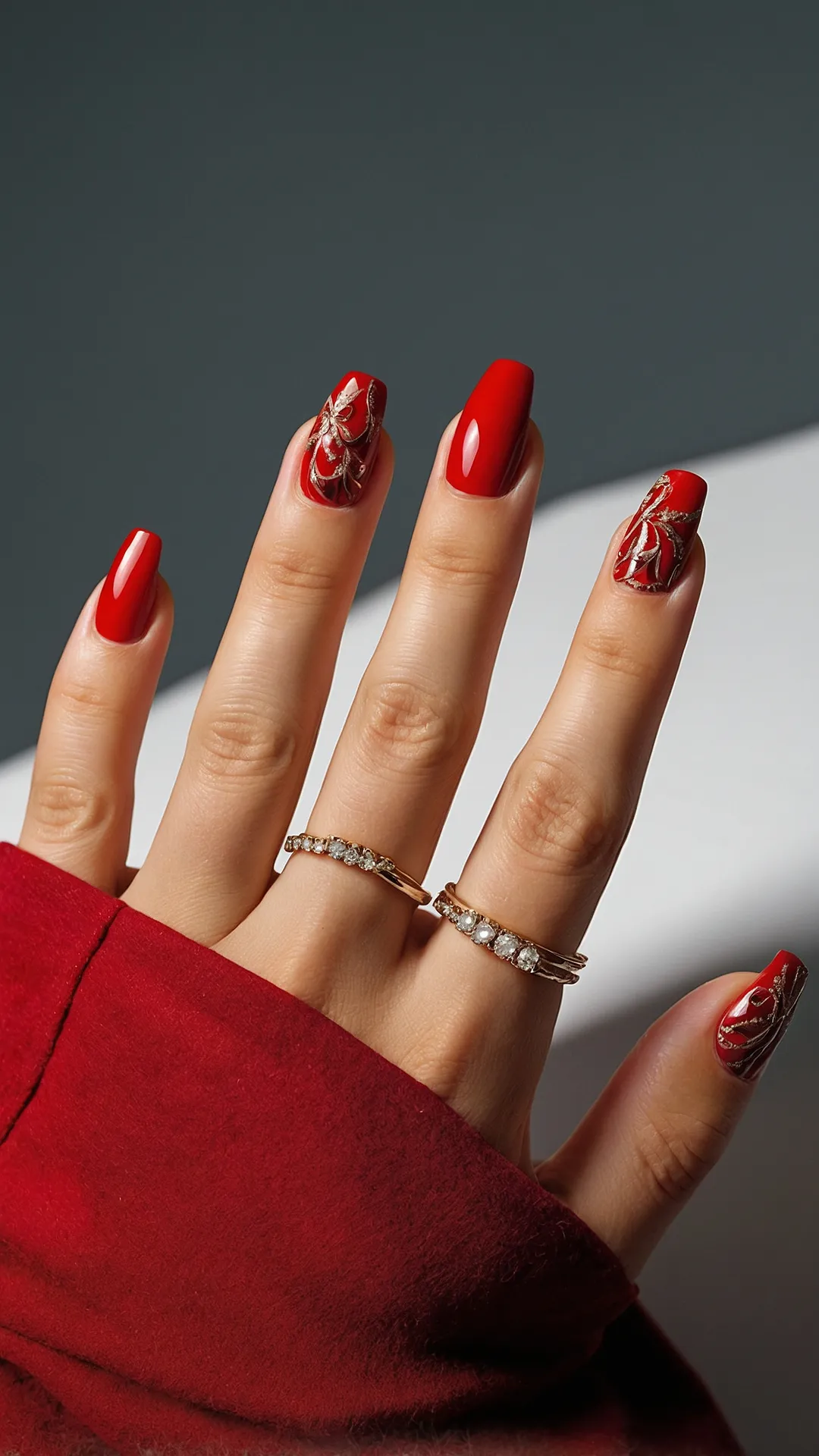 Perfectly Poised Crimson