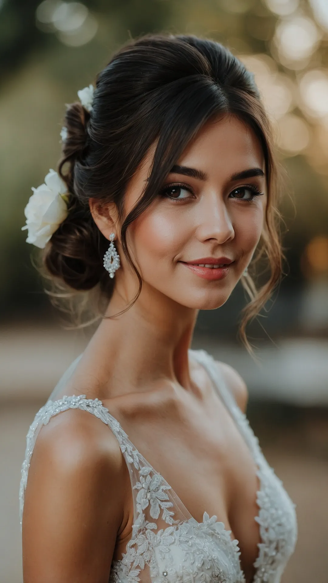 Bridal Bun Brilliance