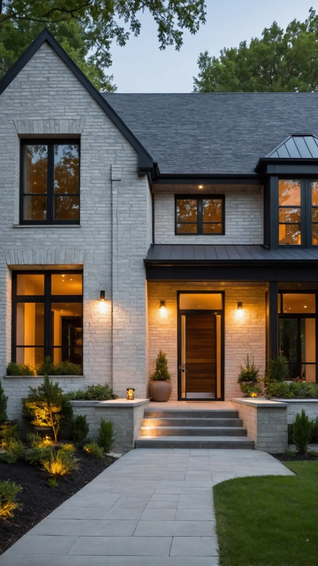 Contemporary Brick Charm