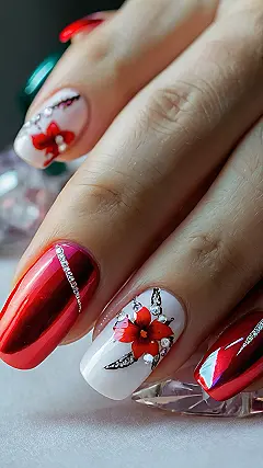Crimson Kiss Nails