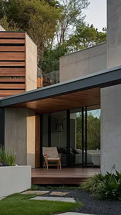 Here’s a catchy title and two paragraphs suitable for a grade 9 student, based on the image and the keyword “modern contemporary homes”: