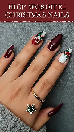 Snowflake Nail Art
