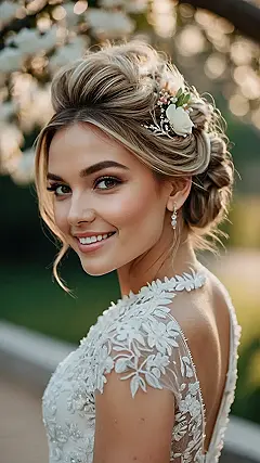 Bouffant Bridal Style
