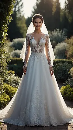 Elaborate Ivory Dream