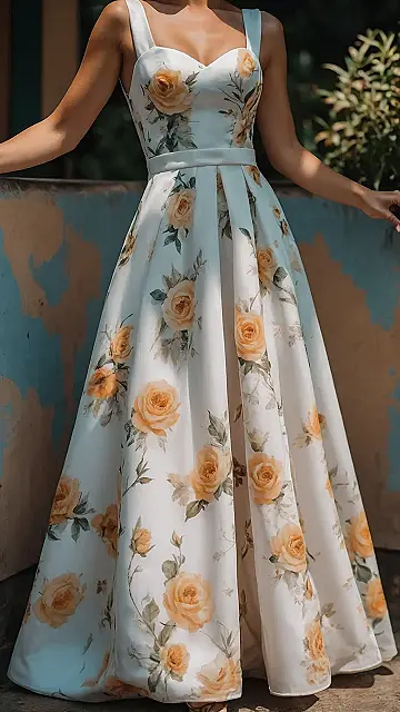 Floor-Kissing Gown