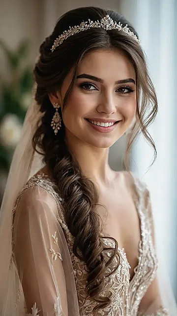 Snow-Cool Bridal Tresses