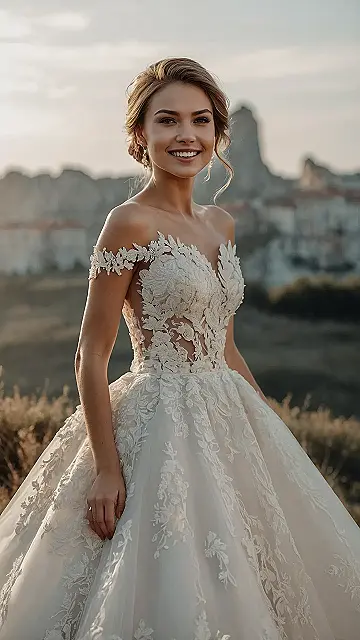 Sky High Bridal Style