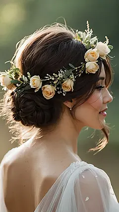 Wedding Day Flower Crowns